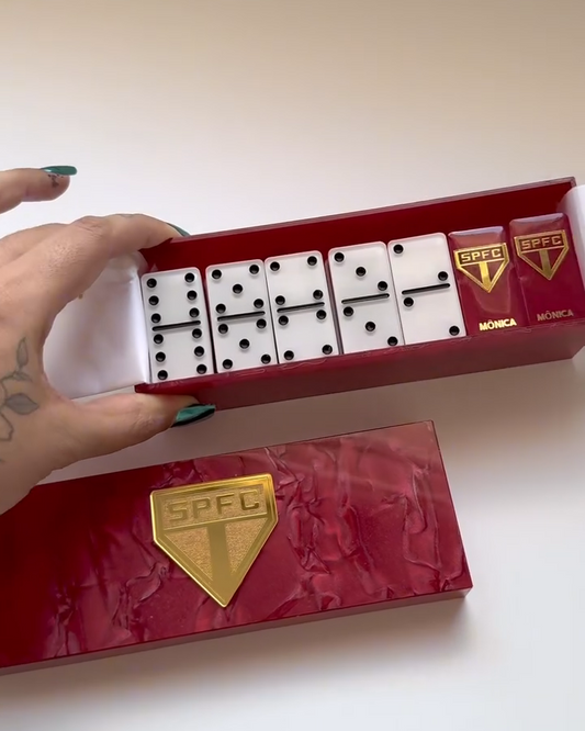 Dominó de Resina Personalizado São Paulo – Edição Holográfica