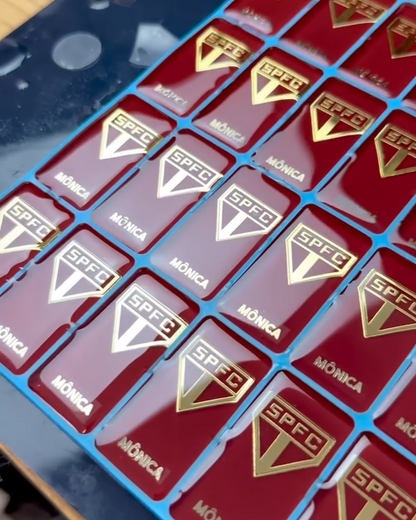 Dominó de Resina Personalizado São Paulo – Edição Holográfica