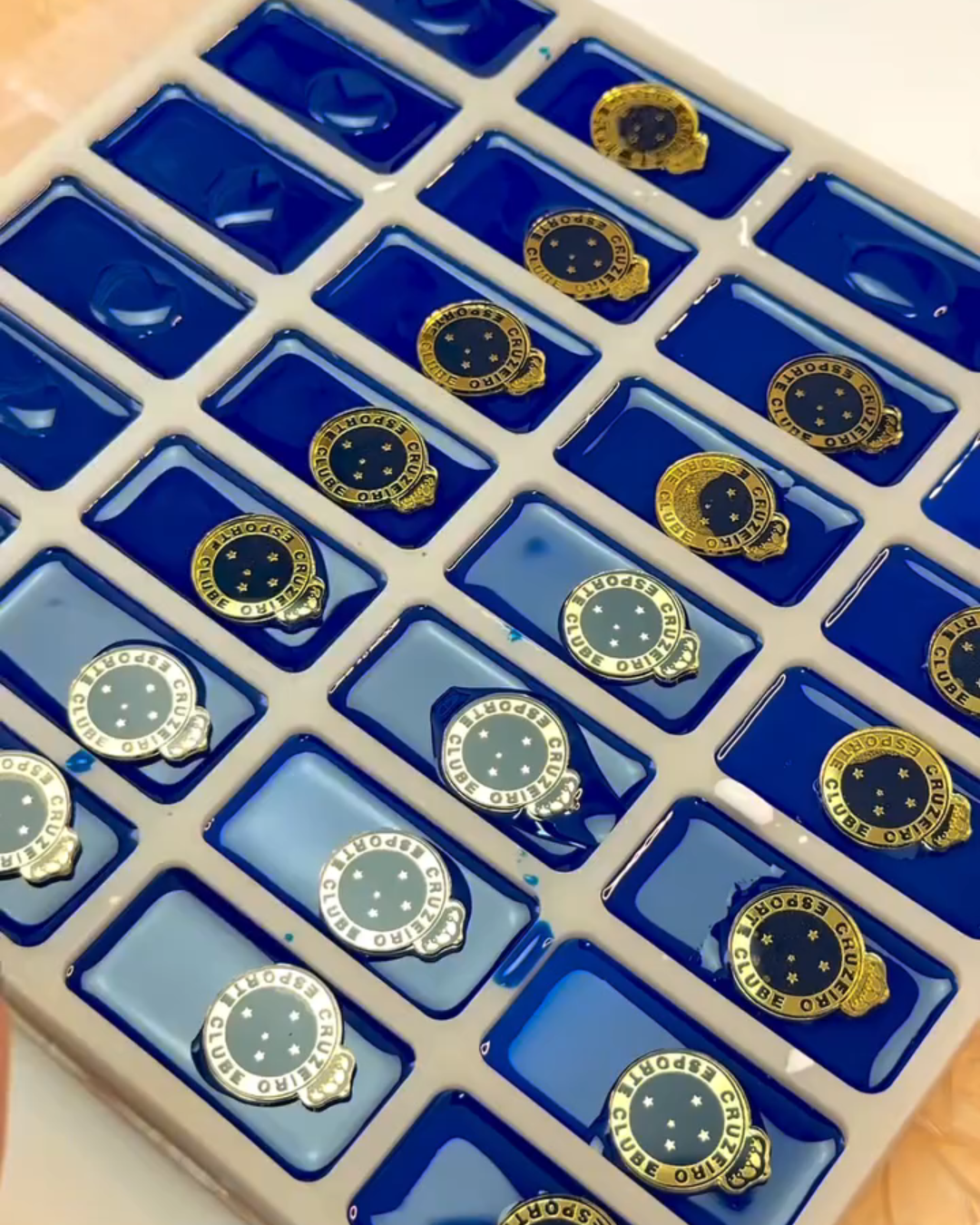 Dominó de Resina Personalizado Cruzeiro – Edição Holográfica