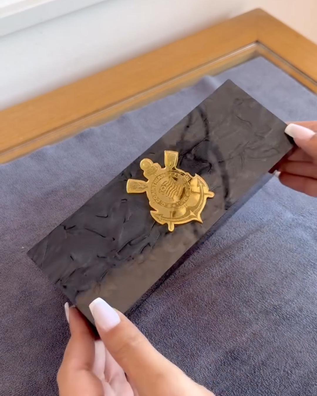 Dominó de Resina Personalizado Corinthians – Edição Holográfica