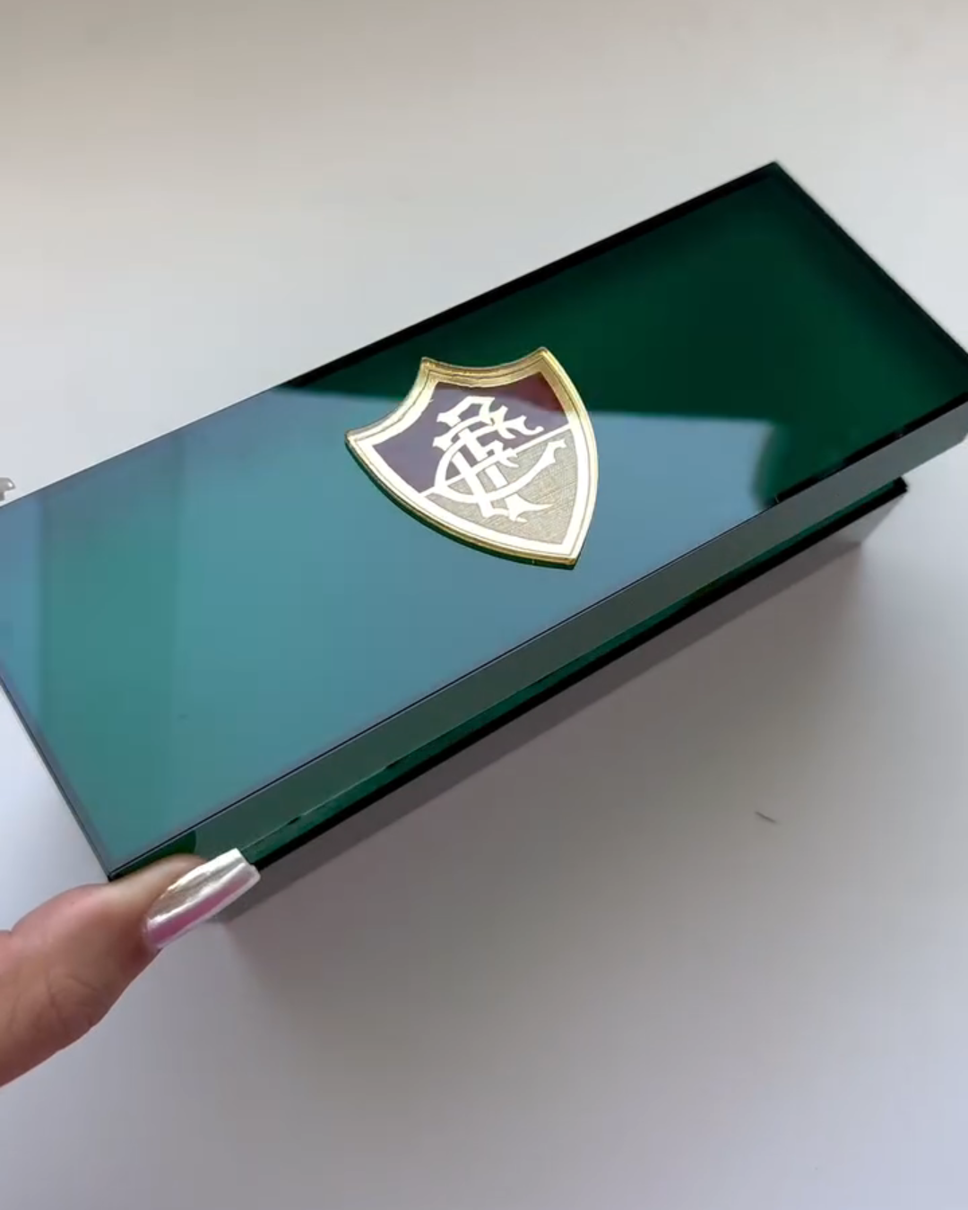 Dominó de Resina Personalizado Fluminense – Edição Holográfica