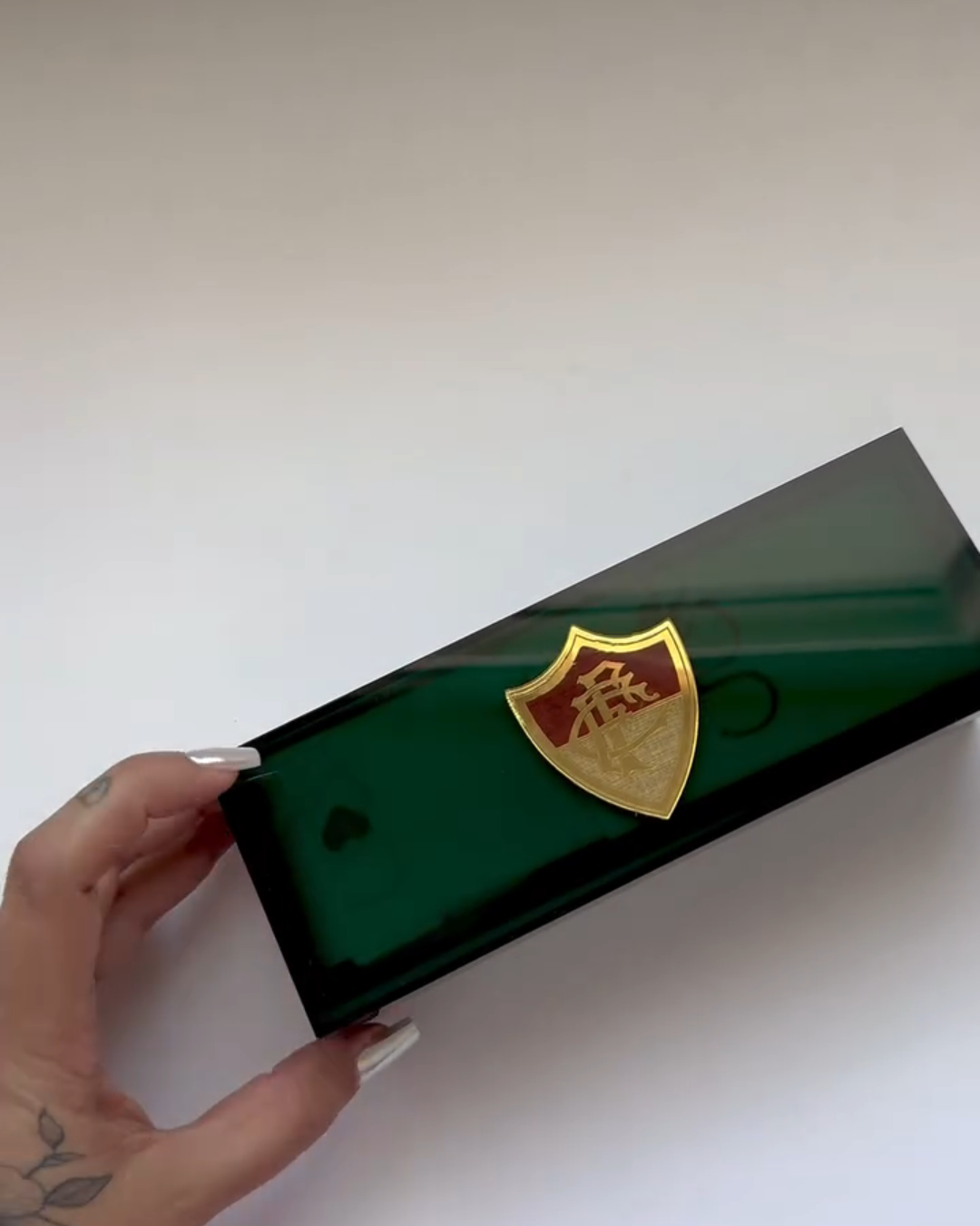 Dominó de Resina Personalizado Fluminense – Edição Holográfica